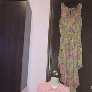 Rue 21 paisley sheer sleeveless dress. Size XL.